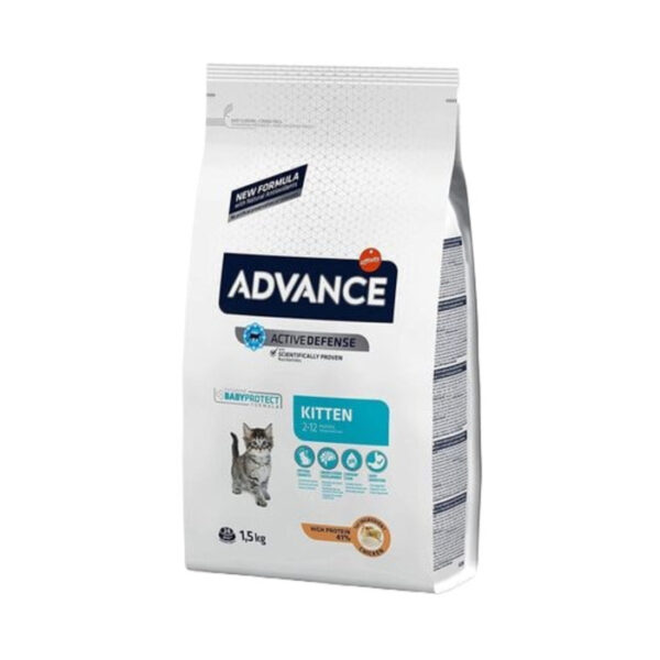 Advance Kuru Kedi Maması, Yavru Kedi Maması, Tavuklu, 1 5 Kg