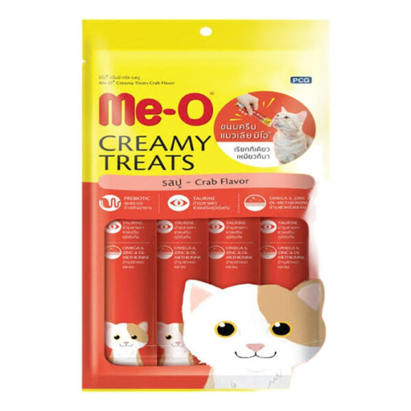 Me O Creamy Yengeç & Ton Balıklı Kedi Ödülü (4 x 15 g)