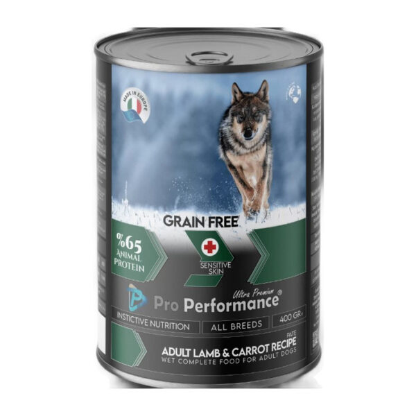 Yetişkin Kuzu Etli & Havuçlu Köpek Konservesi 400 Gr