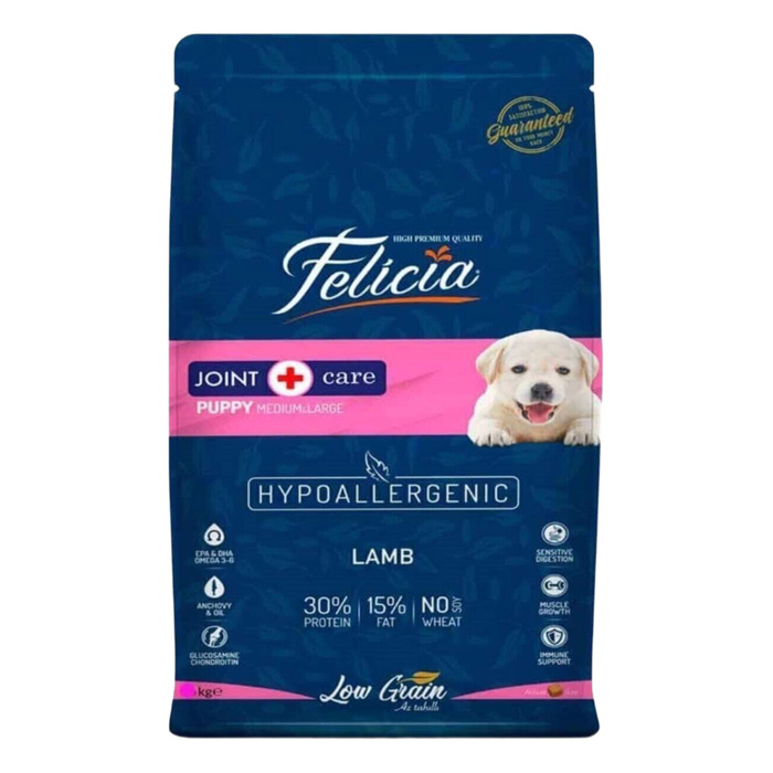 Az Tahıllı 3 Kg Yavru Kuzulu M/large Breed Hypoallergenic Köpek Maması