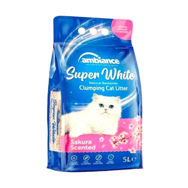 Ambiance Çiçek Kokulu Topaklanan Ince Taneli Kedi Kumu 10lt