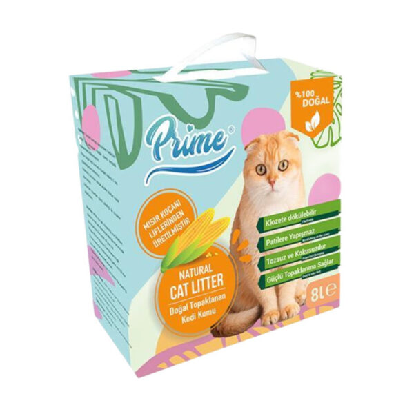 Mısır Koçanı Topaklaşan Bitkisel Kedi Kumu 8 Lt
