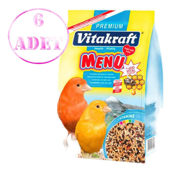 Menü Jod Vital Ballı Kanarya Yemi 6x500 Gr