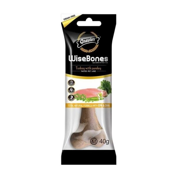 Wise Bone Hindi Ve Maydonozlu Köpek Ödül Kemiği M 40 Gr