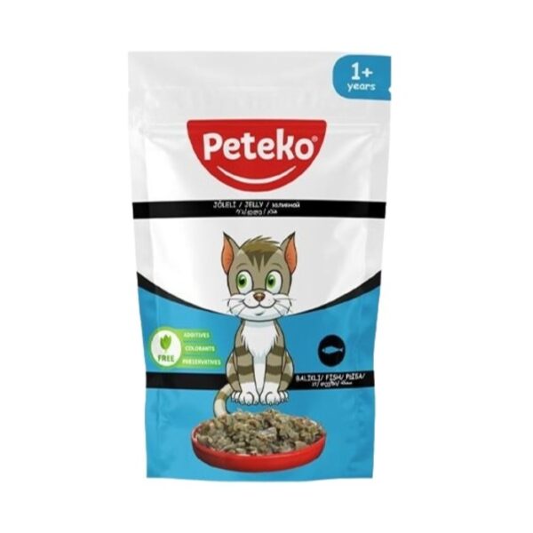 Pouch Jelly Balıklı Kedi Konserve 85 Gr