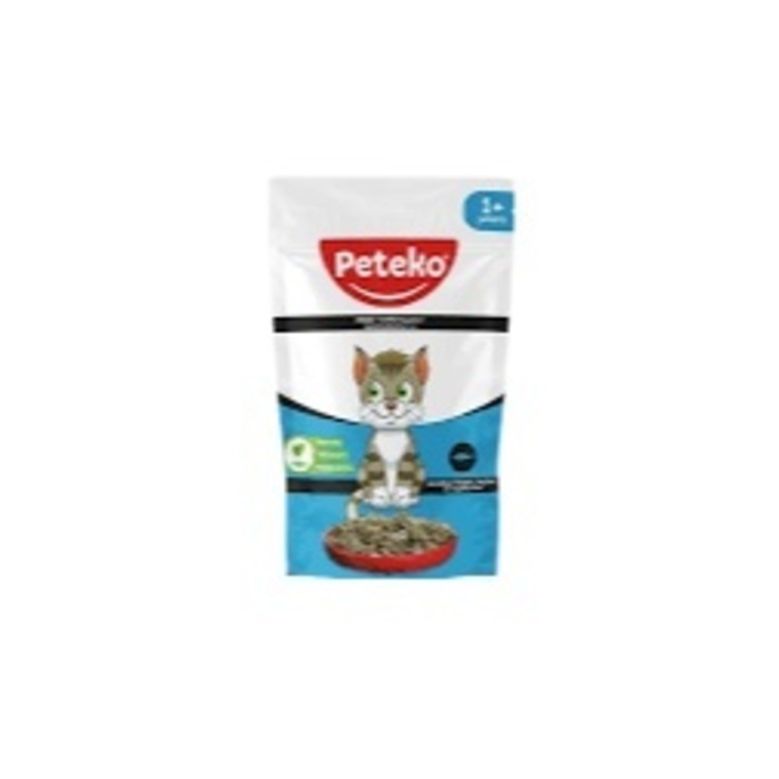 Peteko Balıklı Yaş Kedi Maması 85 Gr