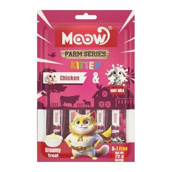 Tavuklu Keçi Sütlü Yavru Kedi Krema Ödülü 6x12 Gr