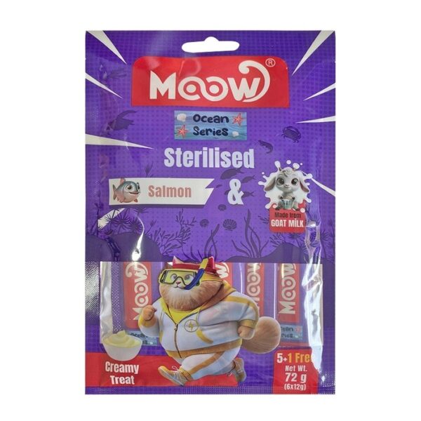 Somonlu Ve Keçi Sütlü Krema Kısırlaştırılmış Kedi Ödülü 6x12 Gr