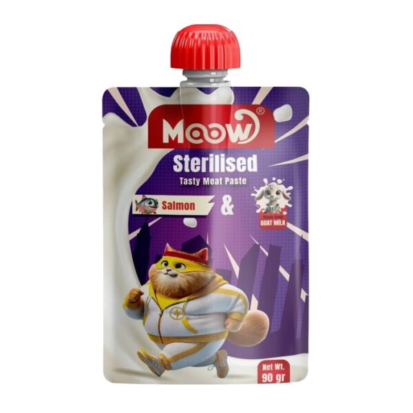 Somonlu & Keçi Sütlü Sterilised Kedi Et Ezmesi 90 Gr