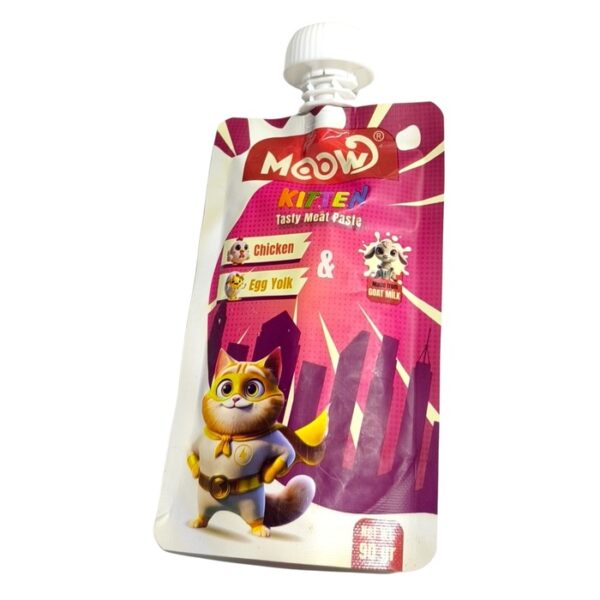 Keçi Sütlü Yavru Kedi Sıvı Ödül Maması Tavuklu Ve Enzimatik Yumurta Sarısı 90 Gr