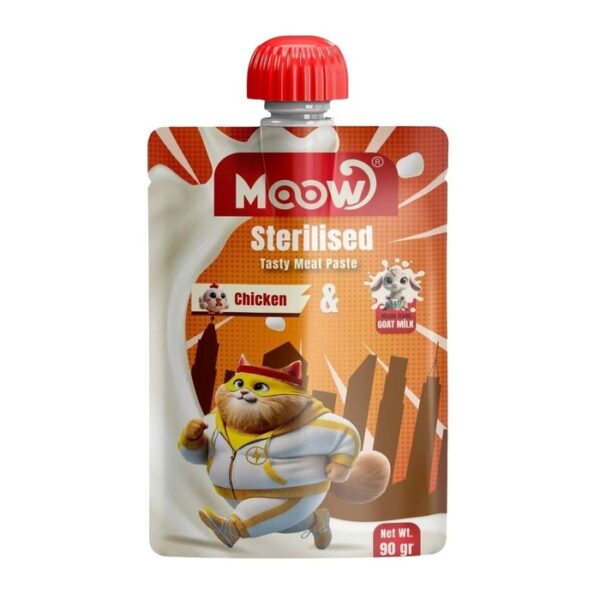 Tavuklu & Keçi Sütlü Sterilised Kedi Et Ezmesi 90 Gr