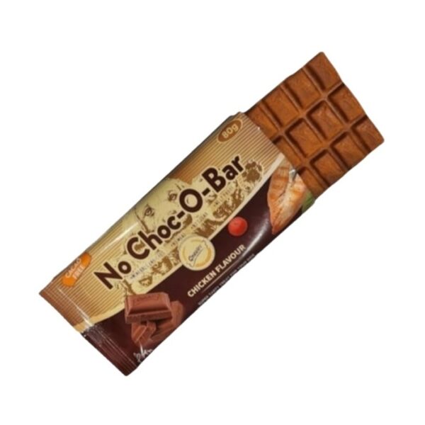No Choc o Bar Tavuk Aromalı Çikolata Köpek Ödülü 80 Gr